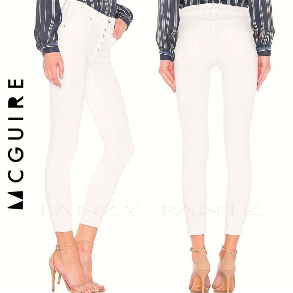McGuire white skinny jeans